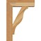 Ekena Millwork Funston Block Rough Sawn Bracket w/ Offset Brace, Western Red Cedar, 6"W x 18"D x 26"H BKT0604X18X26FST05RWR - alternate 2